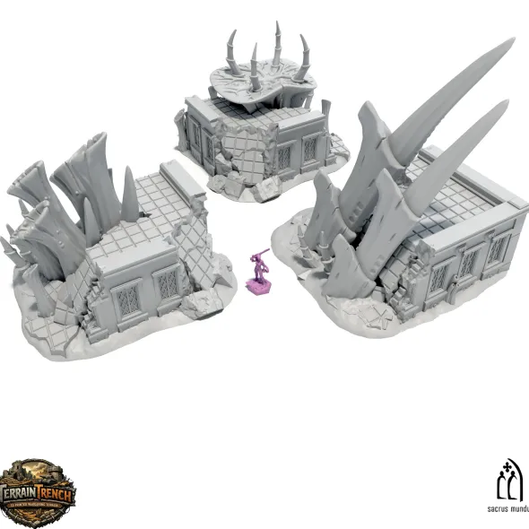 Infested Buildings A - Wargame Terrain