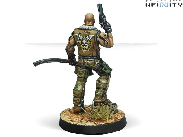 Infinity - Ariadna - Roger Van Zant, Capt. 6th Airborne (Heavy Pistol, AP CCW)