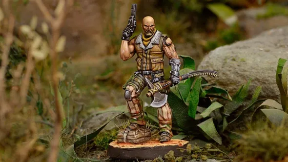 Infinity - Ariadna - Roger Van Zant, Capt. 6th Airborne (Heavy Pistol, AP CCW)