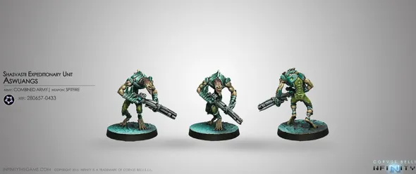 Infinity - Combined Army - Shasvastii Expeditionary Unit Aswuang (Spitfire)