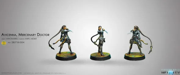 Infinity - Mercenaries - Avicenna, Mercenary Doctor
