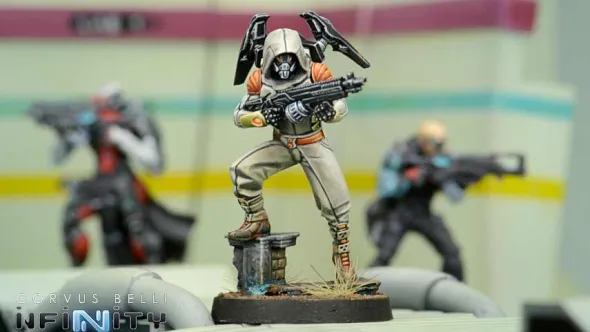 Infinity - Mercenaries - Raoul Spector, Mercenary Operative (Boarding Shotgun)