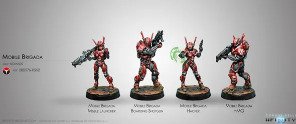Infinity - Nomads - Mobile Brigada