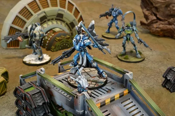 Infinity - PanOceania - Seraphs Military Order Armored Cavalry (Spitfire)