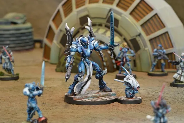 Infinity - PanOceania - Seraphs Military Order Armored Cavalry (Spitfire)