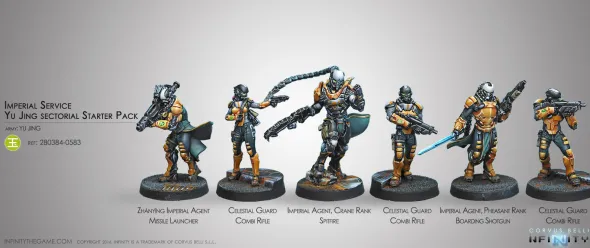 Infinity - Yu Jing - Imperial Service Yu Jing Sectorial Starter Pack