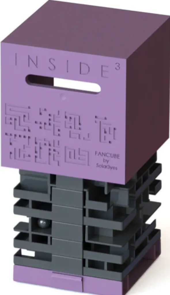 Inside3 - Fan Cube : Violet