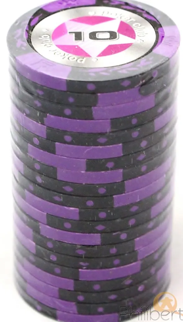 20 Jetons de poker Crown - Marqué 10