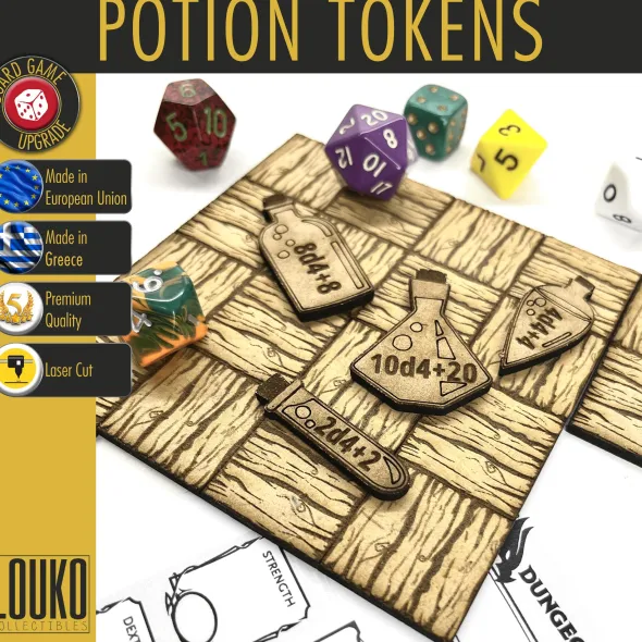 Jetons de potion pour JDR