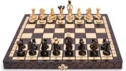 Jeu d'échecs King 36 cm en bois
