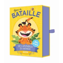 Jeu de Bataille Animaux du Monde- Jeu de cartes