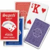 Jeu de bridge avec index géant - Bleu
