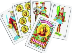Jeu de Cartes Espagnol - 50 Cartes - Dos Rouge