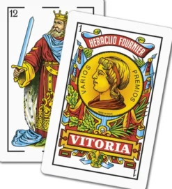 Jeu de Cartes Espagnol - 50 Cartes - Dos Rouge