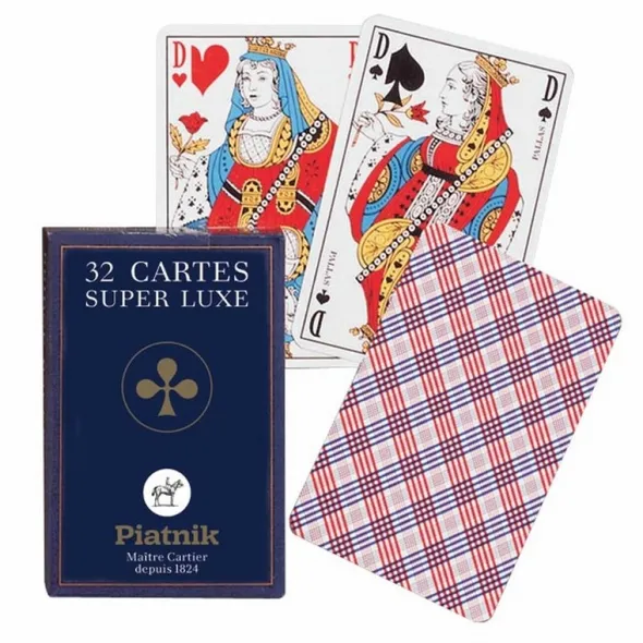 Jeu de 32 cartes Françaises - Bleu
