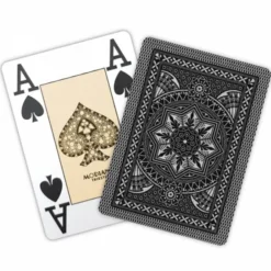Jeu de 54 cartes Modiano format poker - Noir