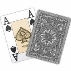 Jeu de 54 cartes Modiano format poker - Gris