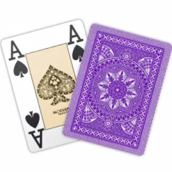 Jeu de 54 cartes Modiano format poker - Violet