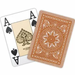 Jeu de 54 cartes Modiano format poker - Orange