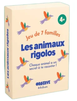 Jeu de 7 familles - Les animaux rigolos