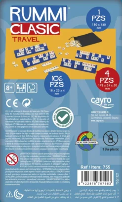 Jeu de Rummi Boite Métal