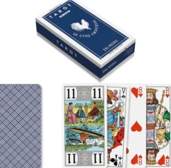 Jeu de Tarot 78 cartes de luxe le Coq Imperial