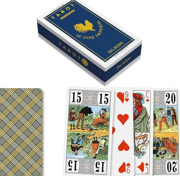 Jeu de Tarot "Le Coq Impérial" Plastique