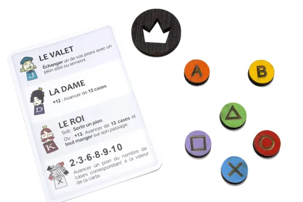 Jeu de Tock réversible en bois