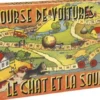 2 jeux en 1 : Course de voiture / Le chat et la souris