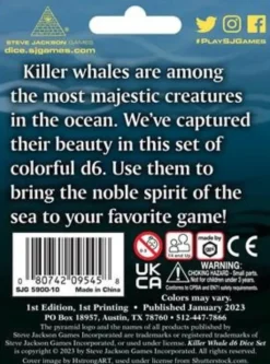 Killer Whale - D6 Dice Set