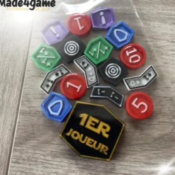 Kit de 5 jetons