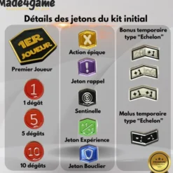 Kit de 60 jetons compatibles Star Wars Unlimited