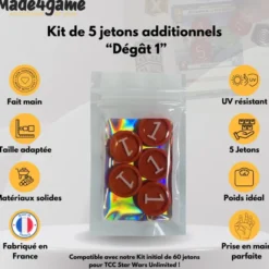 Kit de 5 jetons
