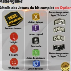 Kit de 5 jetons