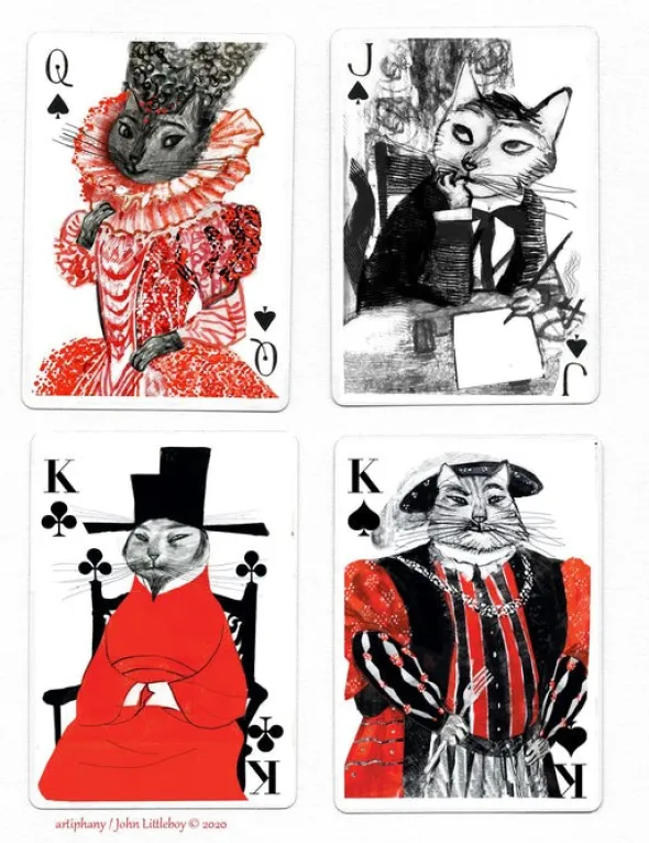 Kitten Club Playing Cards