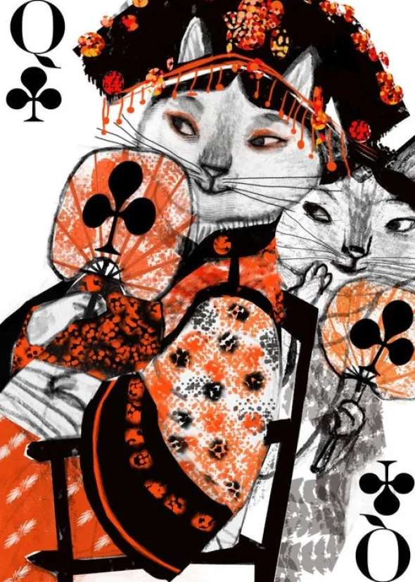 Kitten Club Playing Cards
