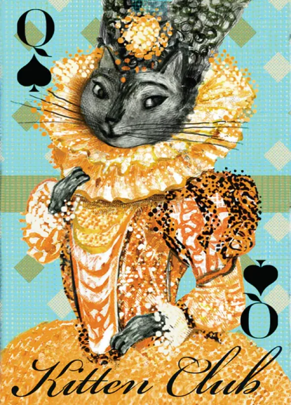 Kitten Club Playing Cards