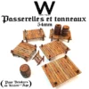 Kit Warkitect - Passerelles et tonneaux - 54mm