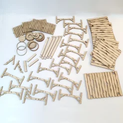 Kit Warkitect - Passerelles et tonneaux - 54mm