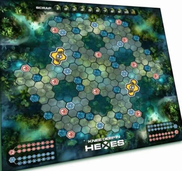 Knee Deep in Hexes: Jungle Neoprene Mat