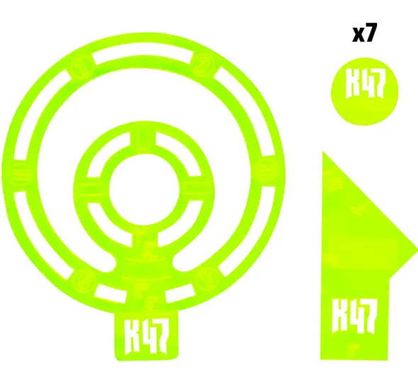 Konflikt'47 - Acrylic Objectives and Template Set
