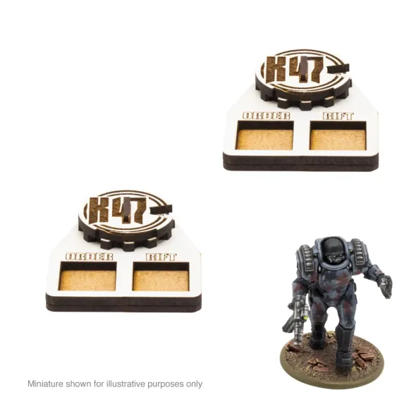 Konflikt'47 - MDF Rift Unit Pin Markers