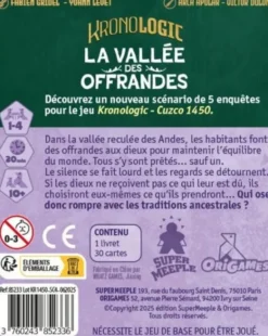 Kronologic - Cuzco 1450 : Extension La Vallée des Offrandes