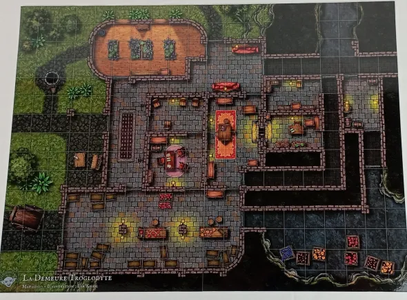 La Demeure Troglodyte - Battlemap
