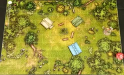 La Foret, la Route et le Bivouac - battlemap