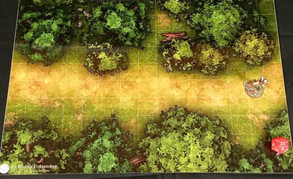 La Foret, la Route et le Bivouac - battlemap