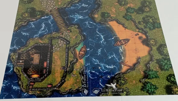 La Plage et le Fortin - Battlemap