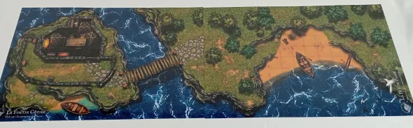 La Plage et le Fortin - Battlemap