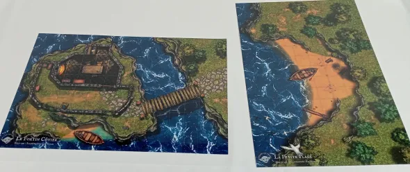 La Plage et le Fortin - Battlemap
