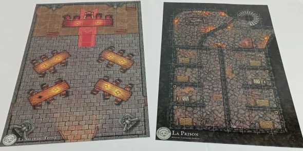 La Prison et la Salle du Trône - Battlemap